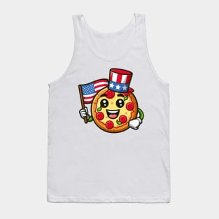 A Whimsical Tribute to American Culture in Cartoon Style T-Shirt Tank Top